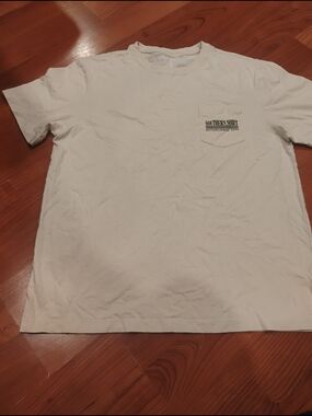 Men's White Pocket Tee